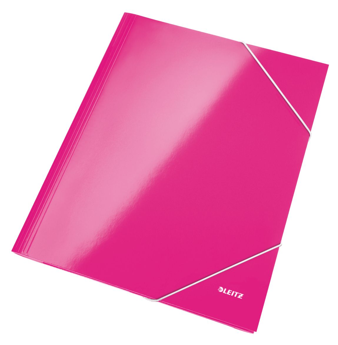 MAPA CARTON CU ELASTIC ROZ METALIZAT WOW LEITZ MAPA CARTON CU ELASTIC ROZ METALIZAT WOW LEITZ